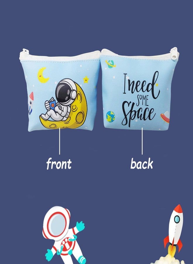 SIDAK Space Theme Kids Coin Pouch for Your Loose Change, Keys, and Small Essentials Organizer, Return Gifts for Kids Coin Pouch, Kanjak Gifts for Kids (Pack of 2) - Image 5